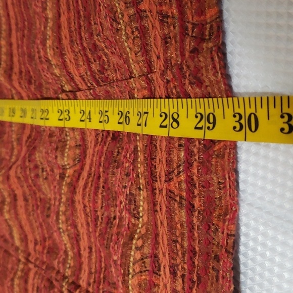 Christopher & Banks. Colorful Vest; Full Front Zipper; Interior Pockets. Size 3X - Picture 12 of 15